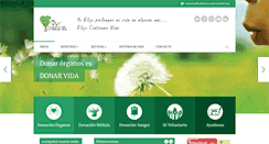 Desktop Screenshot of fundacioncontinuarvidas.org